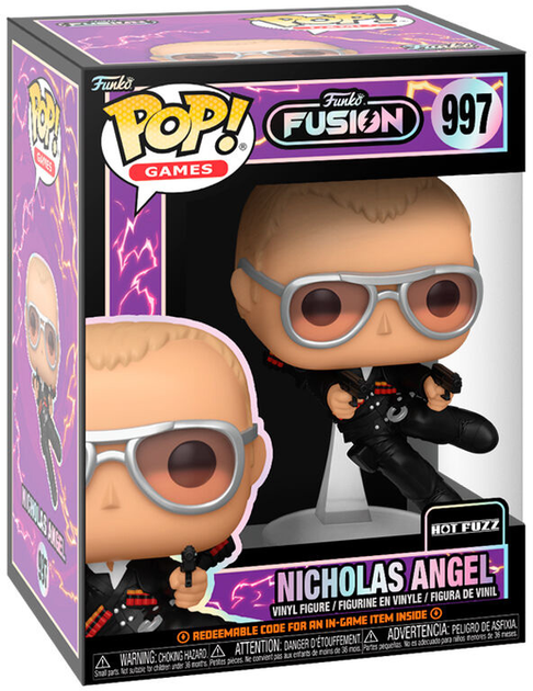 Фігурка Funko Pop! Funko Pop! Fusion Hot Fuzz Nicholas Angel 9 см (889698830645) - зображення 1