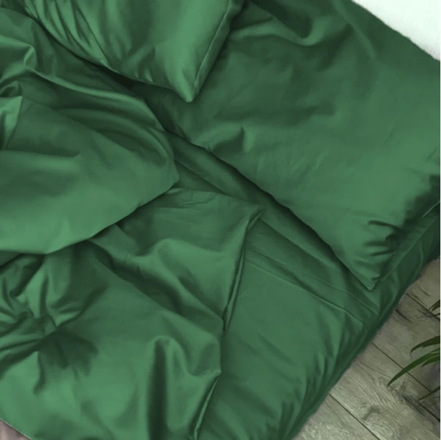 Акція на Наволочка MirSon Light Pro 10-009 Green Satin 40x40 см від Rozetka