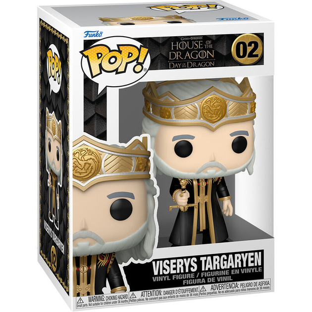 Фігурка Funko Pop! Game of Thrones House of the Dragon Візеріс Таргарієн 9 см (889698656085) - зображення 2