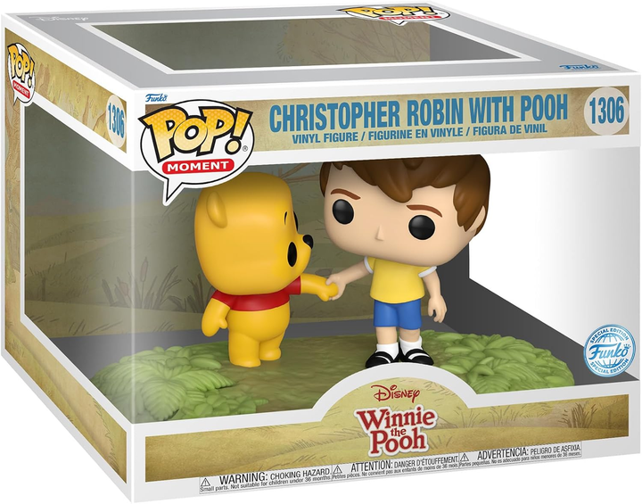 Набір фігурок Funko Pop! Moments Disney Winnie the Pooh Christopher Robin with Pooh Exclusive 2 шт (889698682312) - зображення 1