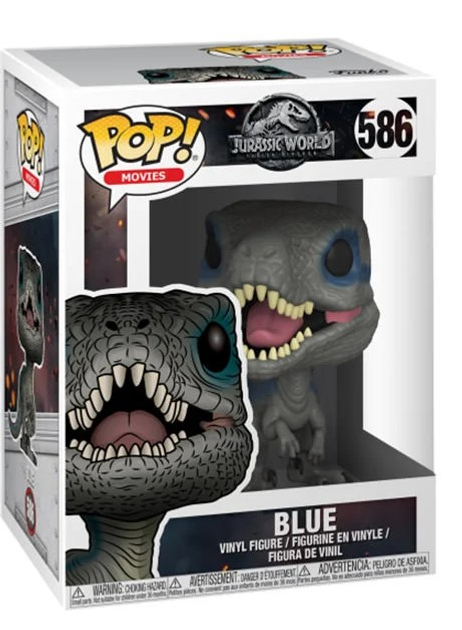 Figurka Funko Pop! Jurassic World Fallen Kingdom Blue New Pose 9 cm (889698309806) - obraz 1