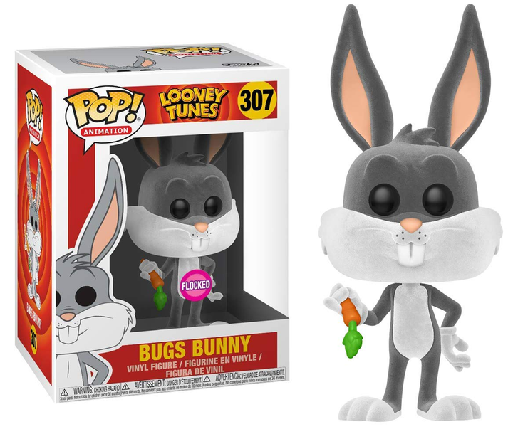 Фігурка Funko Pop! Looney Tunes Bugs Bunny Flocked Exclusive 9 см (889698265744) - зображення 2