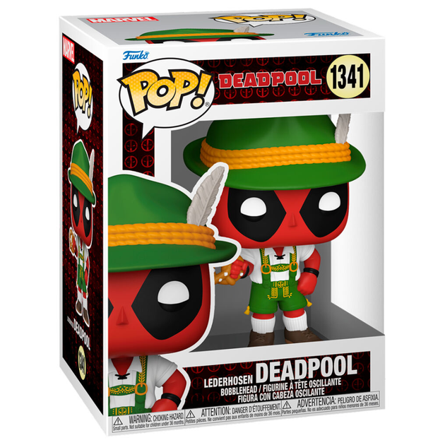 Figurka Funko Pop! Marvel Deadpool Lederhosen Deadpool 9 cm (889698760768) - obraz 2