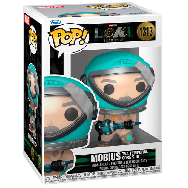 Фігурка Funko Pop! Marvel Loki Season 2 Mobius TVA Temporal Core Suit 9 см (889698721707) - зображення 2