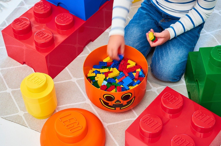 Контейнер для зберігання LEGO Storage Head S Pumkin (40320809) - зображення 4