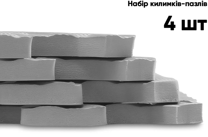 Мат-пазл EasyFit SwallowTail EVA 120х120х1 см татами ласточкин хвост для спортзала, единоборств, фитнеса тренировок, даянг, будо-мат EF-1950-GY Серый - Фото 4 Мат-пазл EasyFit SwallowTail EVA 120х120х1 см татами ласточкин хвост для спортзала, единоборств, фитнеса тренировок, даянг, будо-мат EF-1950-GY Серый - изображение 4