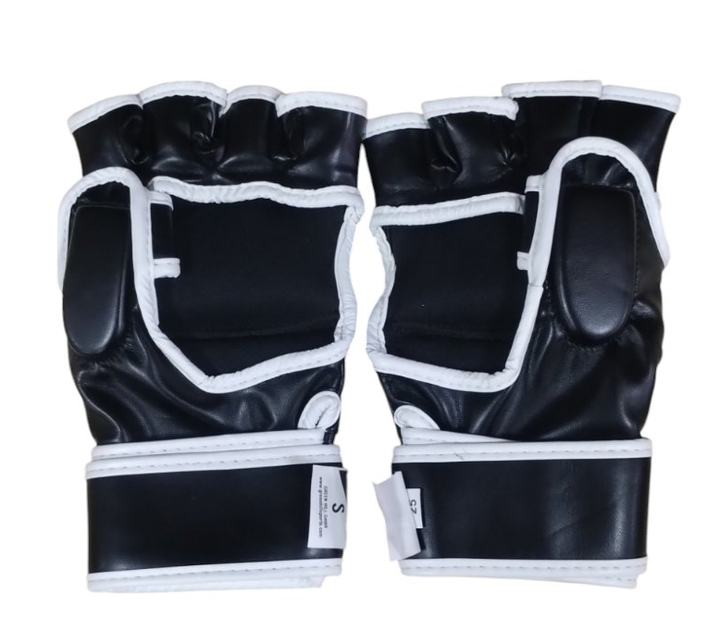 Перчатки MMA GREEN HILL BRONX синтетическая кожа черный size S - изображение 2