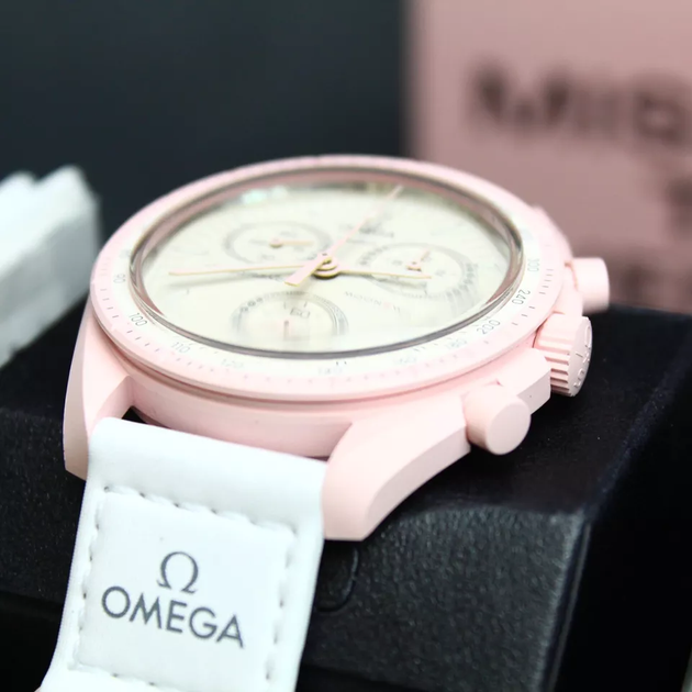Наручные часы Swatch x Omega Bioceramic MoonSwatch Collection \'\'Mission to Venus" (SO33P100) - изображение 6
