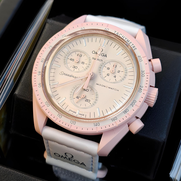 Наручные часы Swatch x Omega Bioceramic MoonSwatch Collection \'\'Mission to Venus" (SO33P100) - изображение 7