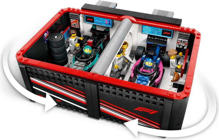 Конструктор Lego City Гараж F1 для Mercedes-AMG и Alpine