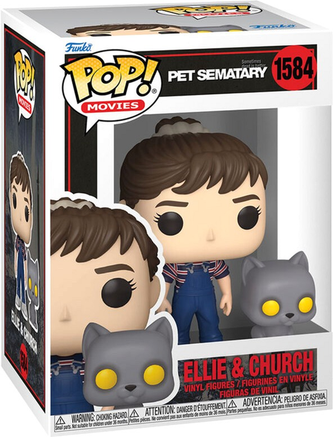 Набір фігурок Funko Pop! Pet Sematary Ellie & Church 2 шт (889698807142) - зображення 1