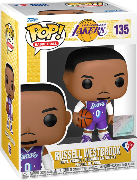 Фігурка Funko Pop! NBA Russell Westbrook City Edition 2021 9 см (889698592666) - зображення 1