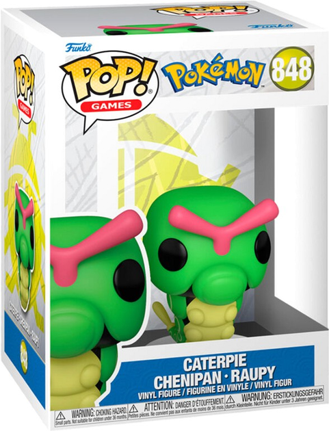 Фігурка Funko Pop! Pokemon Caterpie 9 см (889698746281) - зображення 1