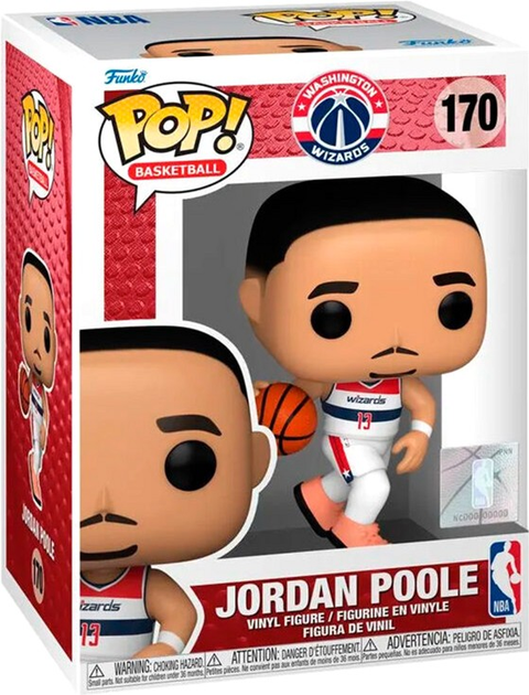 Figurka Funko Pop! NBA Washington Wizard Jordan Poole 9 cm (889698722537) - obraz 1