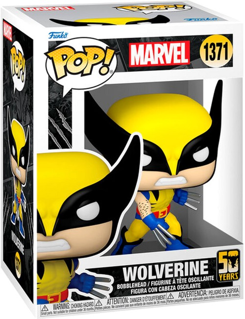 Figurka Funko Pop! Marvel Wolverine 50th Anniversary Wolverine Classic Suit 9 cm (889698774383) - obraz 1