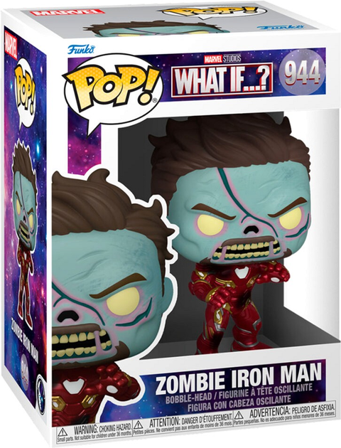 Figurka Funko Pop! Marvel What If Zombie Iron Man 9 cm (889698573795) - obraz 1