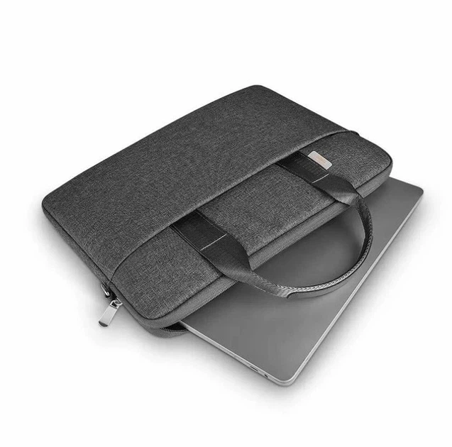 Сумка для ноутбука 15.6''-16.2" Wiwu Minimalist Laptop Bag black - изображение 4
