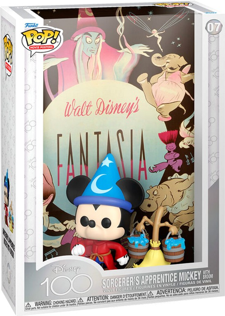 Zestaw figurek Funko Pop! Movie Poster Disney 100th Fantasia Sorcerer s Apprentice Mickey 2 szt (889698675789) - obraz 1