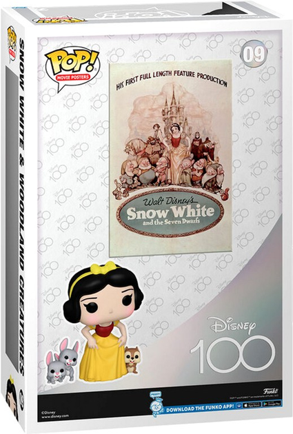Набір фігурок Funko Pop! Movie Poster Disney 100th Snow White & Woodland Creatures 2 шт (889698675802) - зображення 3