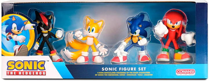 Zestaw figurek Comansi Sonic the Hedgehog 4 szt (8412906903002) - obraz 1