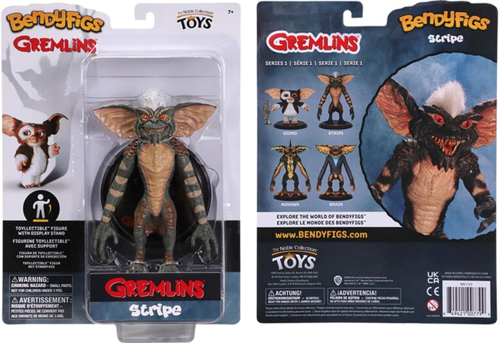 Figurka Noble Collection Gremlins Stripe Bendyfigs 15 cm (849421007799) - obraz 2