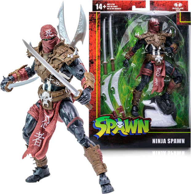 Figurka Mcfarlane Toys Spawn Evolutions Spawn Ninja z akcesoriami 18 cm (787926901528) - obraz 1