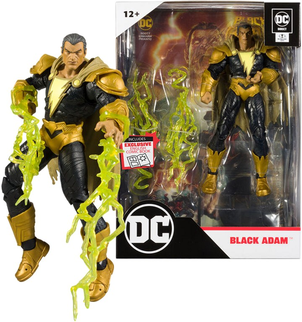 Figurka Mcfarlane Toys DC Comics Black Adam Comic Black Adam 17 cm (787926159011) - obraz 1