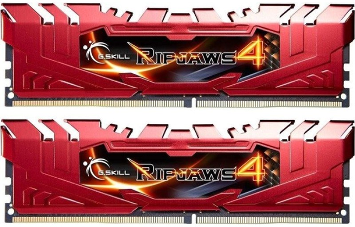 Pamięć RAM G.Skill DDR4-2666 16384MB PC4-21300 (Kit of 2x8192) Ripjaws 4 (F4-2666C15D-16GRR) - obraz 1