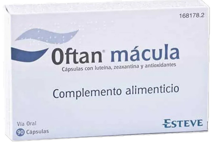 Witaminy i minerały Esteve Oftan Macula 90 kapsułek (8470001681782) - obraz 3