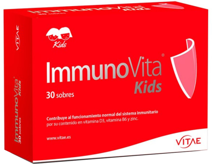 Witaminy i minerały Vitae Inmunovita Kids 30 saszetek (8470001800954) - obraz 1