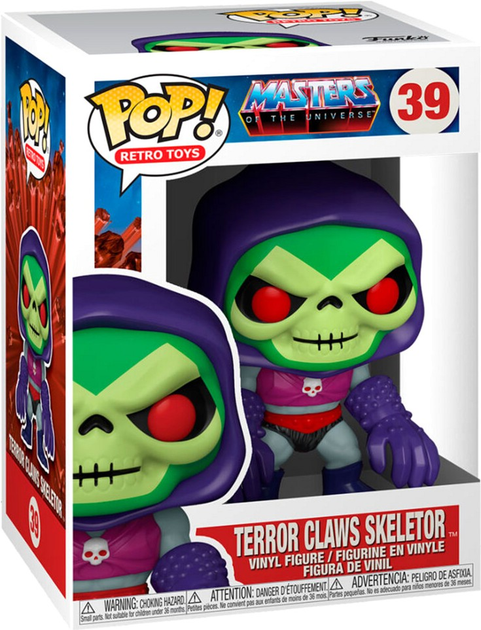 Figurka Funko Pop! Masters of the Universe Skeletor with Terror Claws 9 cm (889698514392) - obraz 1