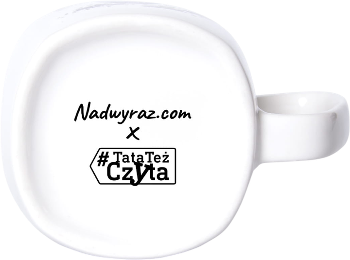 Kubek porcelanowy Nadwyraz #TataTeżCzyta 380 ml (5905159722948) - obraz 3