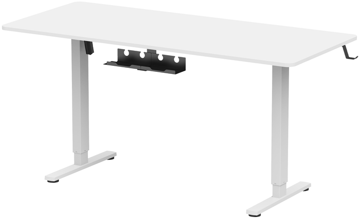 Стол с электрорегулировкой высоты OfficePro ODE1670W 1600 х 700 мм White (ODE1670W) - изображение 3