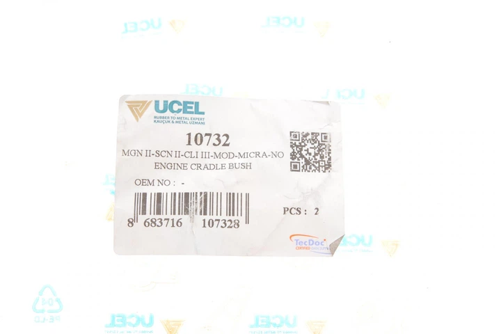 Сайлентблок балки передньої/ззаду Renault Megane/Scenic/Modus 03- - 10732 UCEL - изображение 5