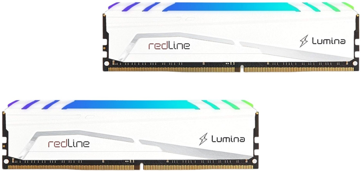 Pamięć RAM Mushkin UDIMM DDR4-3200 32768MB PC4-25600 (Kit of 2x16384) Redline Lumina (MLB4C320GJJM16GX2) - obraz 2