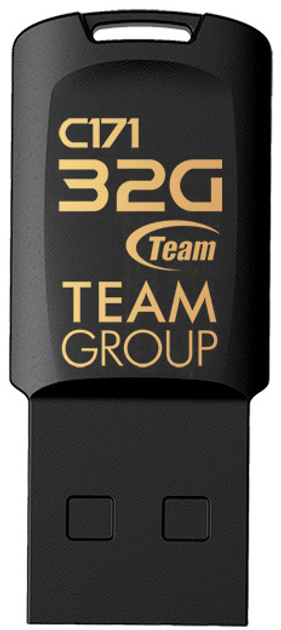 Pendrive USB Team Group C171 32GB USB 2.0 Black (TC17132GB01) - obraz 2