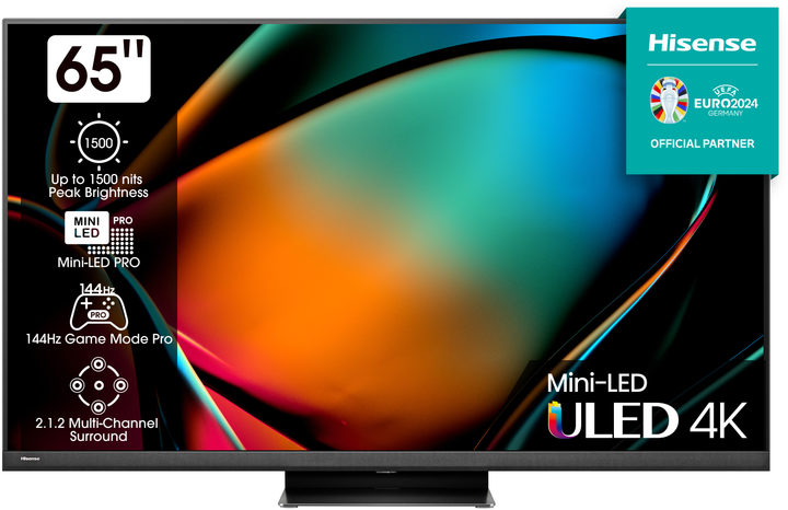 Телевізор Hisense miniLED 65U8KQ (6942147493823) - зображення 2