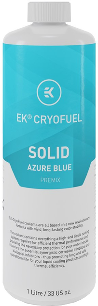 Концентрат EKWB EK-CryoFuel Premix Solid Azure Blue 1000 мл (3831109880357) - зображення 1