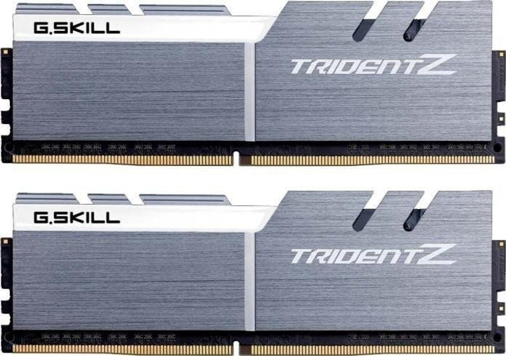 Pamięć RAM G.Skill DDR4-3600 32768MB PC4-28800 (Kit of 2x16384) Trident Z White (F4-3600C17D-32GTZSW) - obraz 1