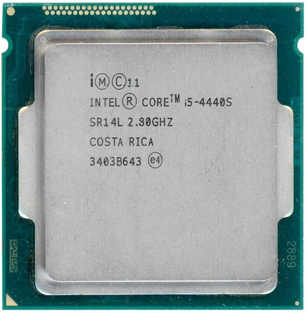 Процесор Intel Core i5-4440S 2.8GHz/5GT/s/6MB (CM8064601465804) s1150 Tray - Фото 1 Процесор Intel Core i5-4440S 2.8GHz/5GT/s/6MB (CM8064601465804) s1150 Tray - изображение 1