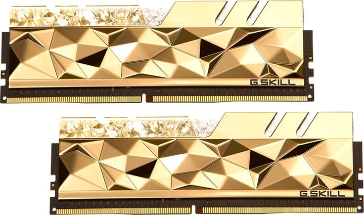 Pamięć RAM G.Skill DDR4-4800 32768MB PC4-38400 (Kit of 2x16384) Trident Z Royal Elite Gold (F4-4800C20D-32GTEG) - obraz 1