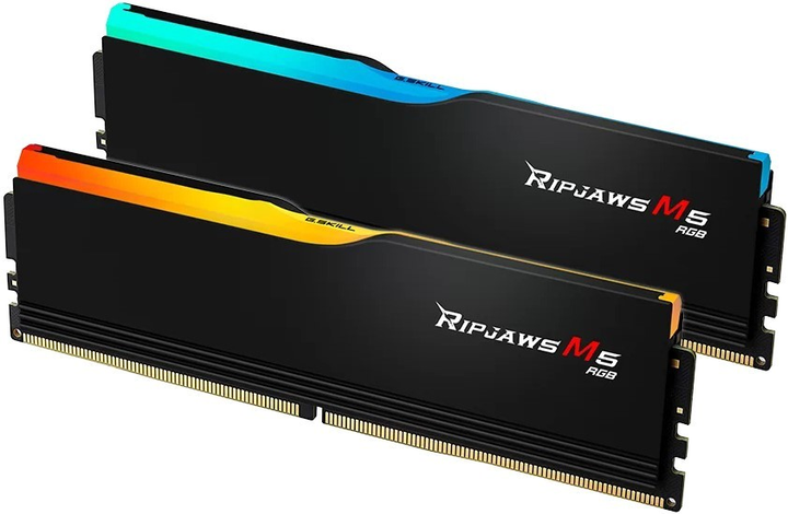 Оперативна пам'ять G.Skill DDR5-5600 98304MB PC5-48000 (Kit of 2x49152) Ripjaws M5 RGB Black (F5-5600J4040D48GX2-RM5RK) - зображення 3