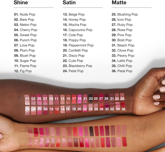 Помада для губ Clinique Pop Longwear Shine Bare Pop 3.9 г (192333147955) - зображення 5