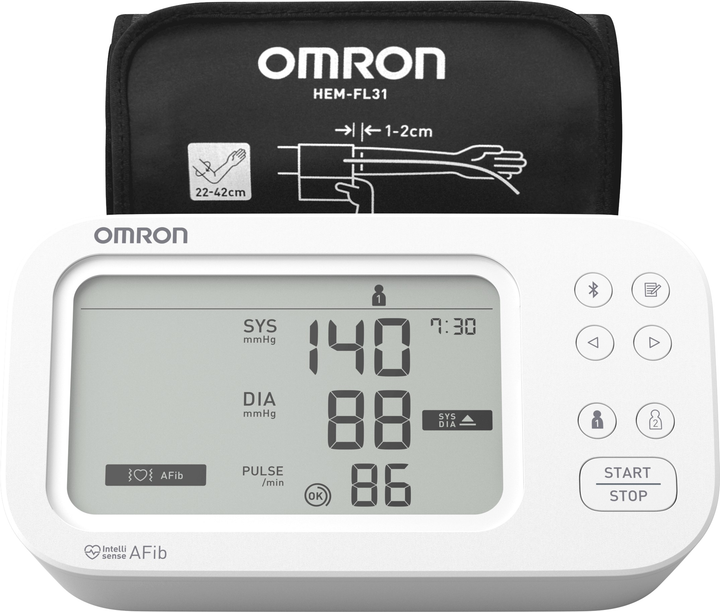 Тонометр OMRON M6 Comfort AFIB HEM-7380-E - зображення 1