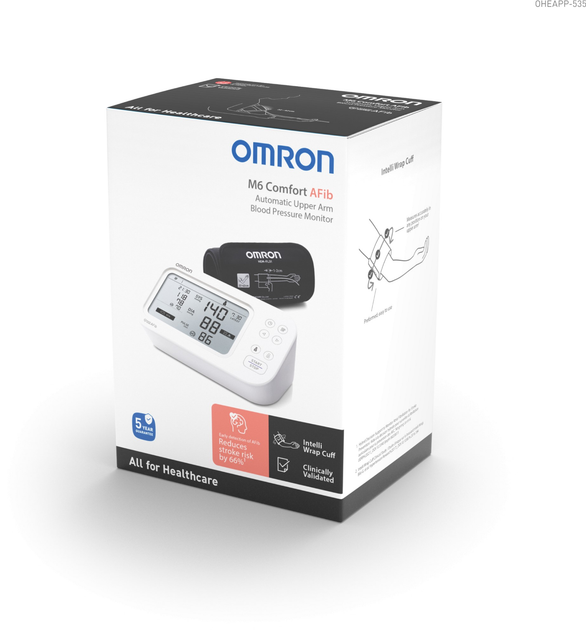 Тонометр OMRON M6 Comfort AFIB HEM-7380-E - зображення 5