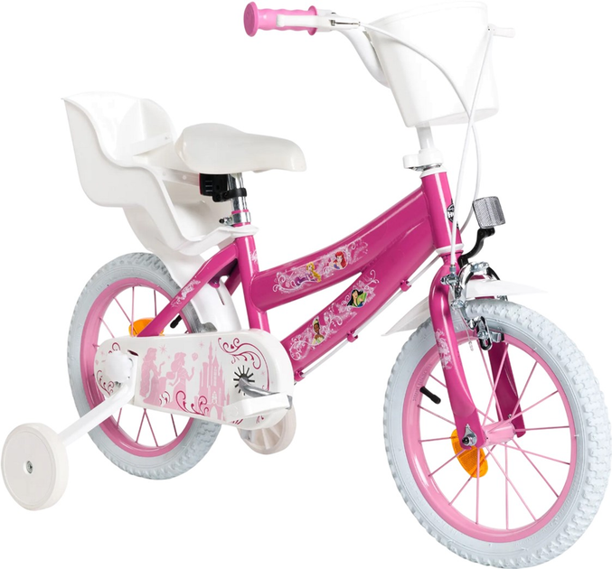 Rower dziecięcy Huffy Disney Princess 14" 24411W Pink (0324472441124) - obraz 1