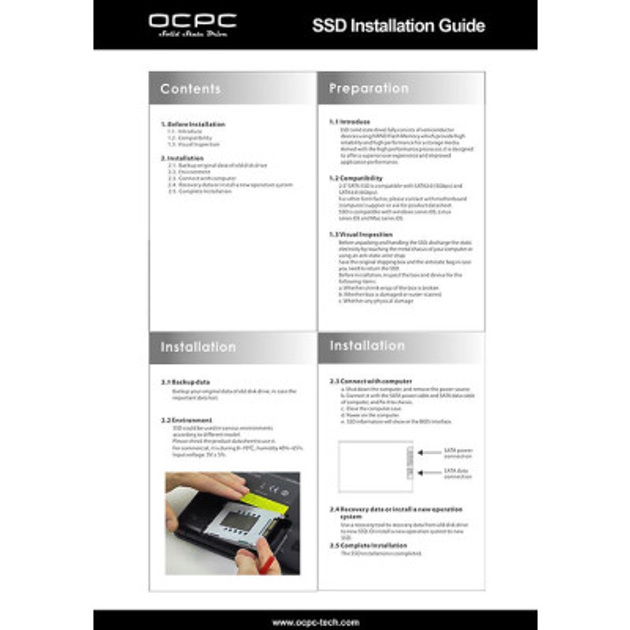 Накопичувач SSD 2.5" 512GB OCPC (SSD25S3T512GLT) - зображення 3