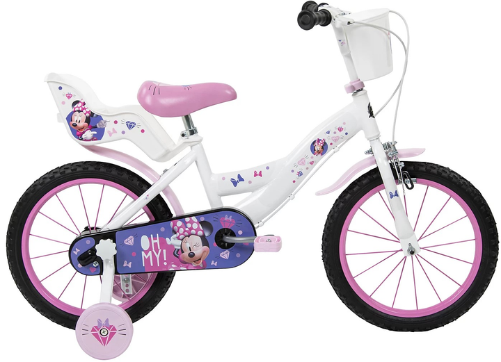 Rower dziecięcy Huffy Disney Minnie 16" 21891W Pink (324472189156) - obraz 2