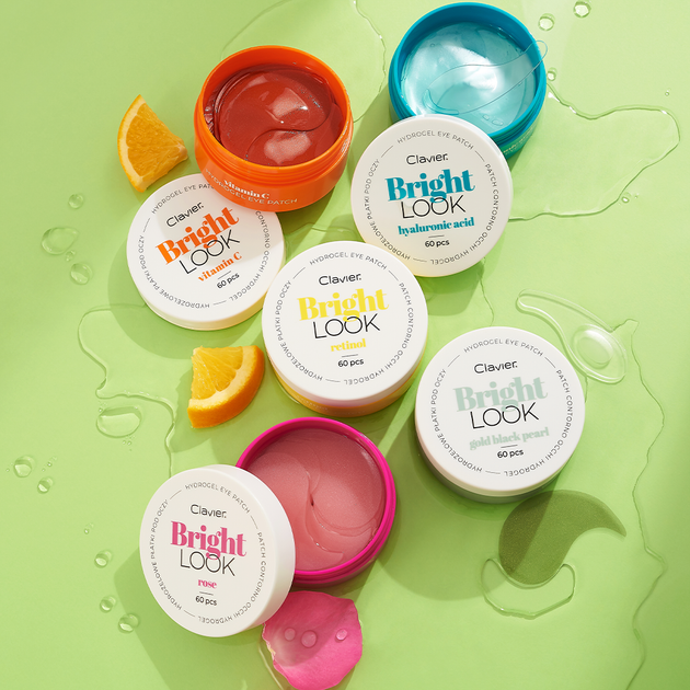 Гідрогелеві патчі для шкіри навколо очей Clavier Bright Look Vitamin C 60 шт (5907996057252) - зображення 5