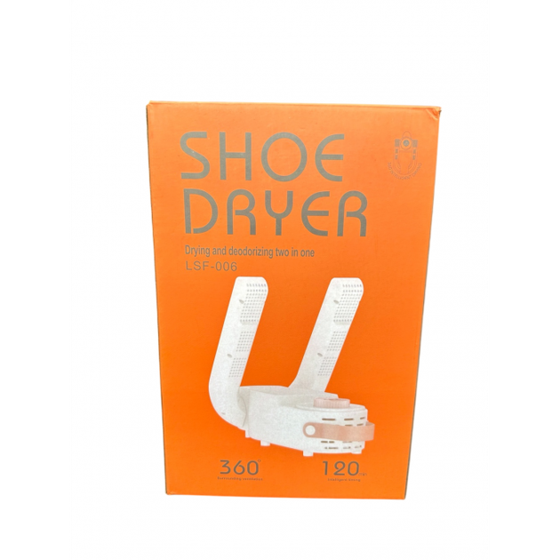 Антибактериальная сушилка для обуви Shoe Dryer LSF-006 ультрафиолетовая электросушилка с таймером Белая - изображение 6